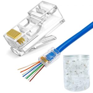 Pass Through RJ45 Connectors Pack