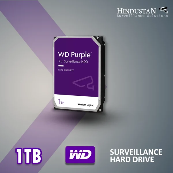 WD 1TB SURVEILLANCE HARD DRIVE