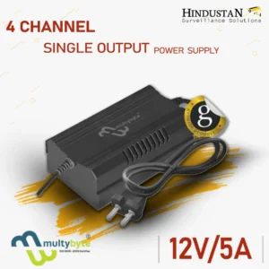 MULTYBYTE POWER SUPPLY | 4CH. SINGLE OUTPUT | 12V/5A