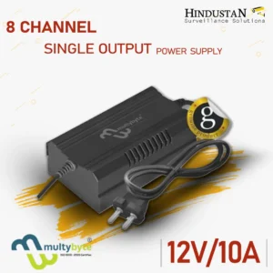MULTYBYTE POWER SUPPLY | 8CH. SINGLE OUTPUT | 12V/10A