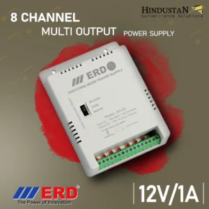ERD POWER SUPPLY | 8CH. MULTI OUTPUT | 12V/1A (EACH PORT)