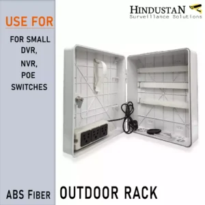 PVC RACK FOR MINI 8CH DVR | NVR | POE SWITCHES WITH POWER SOCKET