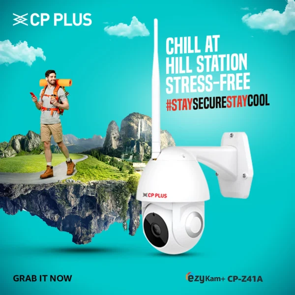 CP PLUS 4MP Pan-Tilt Wi-Fi Camera - Image 3