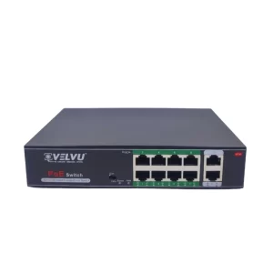 Velvu 8 Port PoE with 2 Up-Link | ST-POE-3108-M2