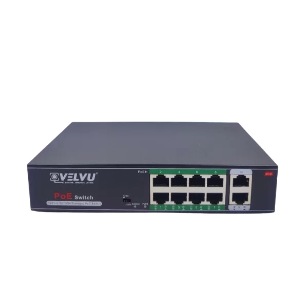 Velvu 8 Port PoE with 2 Up-Link | ST-POE-3108-M2