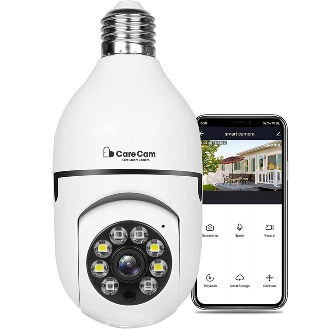 CareCam Bulb Shape 3MP Standalone Camera | Wi-Fi Camera - Image 2