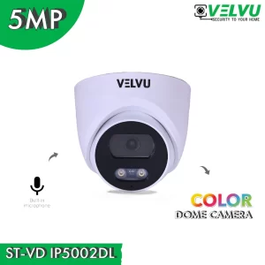 Velvu 5MP Dual Smart LED IP Color Dome Camera | ST-VD IP5002DL