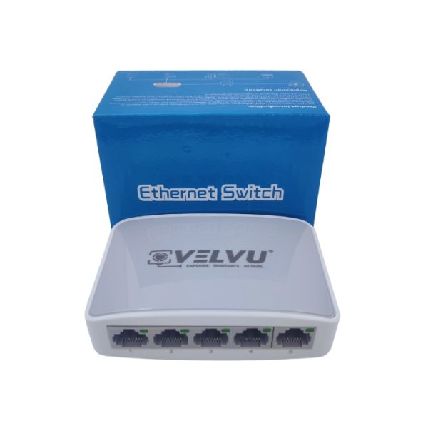 VELVU 5 Port 10/100Mbps Network Switch | ST-NS-1105 - Image 2