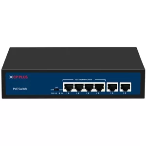 CP PLUS 4 PORT POE 2 UP-LINK | CP-DNW-HPU4H2-48 -V2
