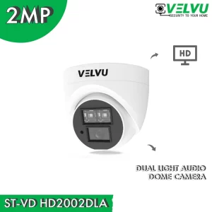 Velvu 2MP Dual Light Audio Dome Camera | ST-VD HD2002DLA