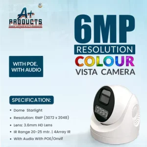A+Products 6MP IP Dual Light Dome Camera