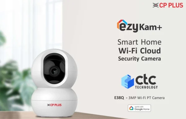 CP PLUS 3MP Pan-Tilt Wi-Fi Camera - Image 2