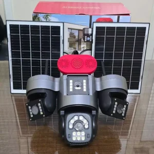 KIO (3MP- 3LENS) Solar PT Camera | 4G Camera