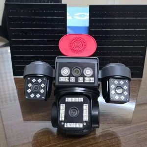 KIO (3MP- 3LENS) Solar PT Camera | 4G Camera